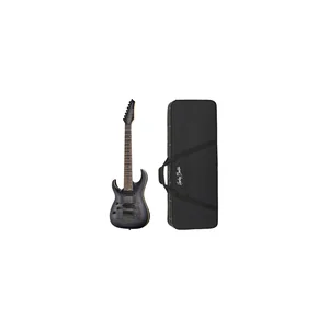 Harley Benton Amarok 7 LH BKNT Flame w/Case