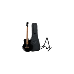 Harley Benton B-30BK Acoustic Bass Bundle