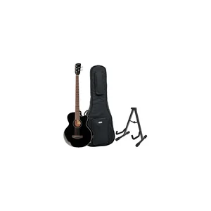 Harley Benton B-35BK Acoustic Bass Bundle