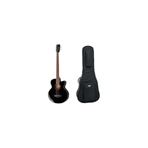 Harley Benton B-35BK Acoustic Bass w/Bag