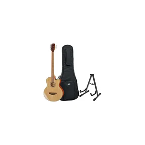 Harley Benton B-35NT Acoustic Bass Bundle