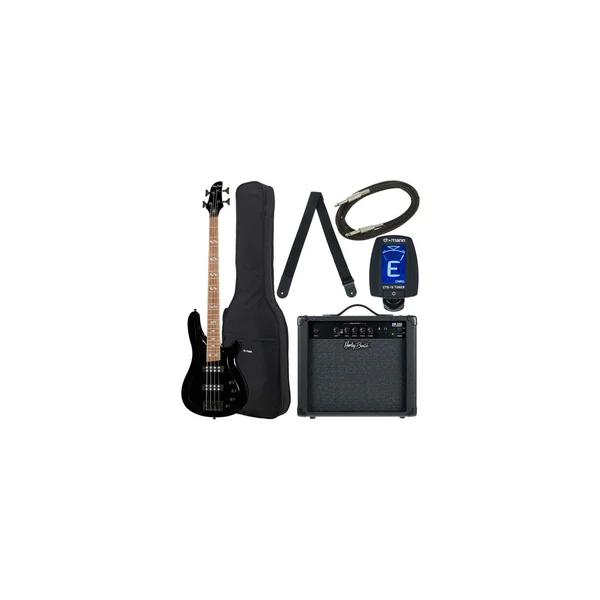 Harley Benton B-450 Black Bundle 1