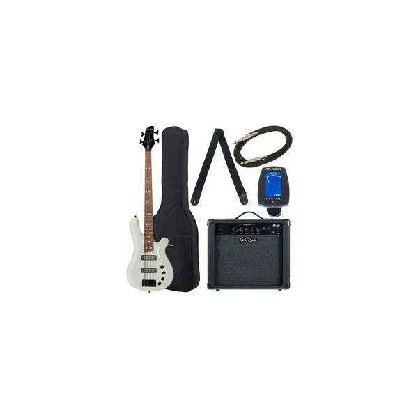 Harley Benton B-450 White Bundle 1