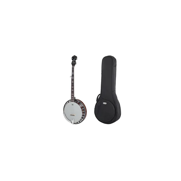 Harley Benton BJ-55Pro 5 String Banjo w/Bag