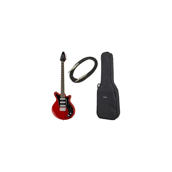 Harley Benton BM-75 Trans Red Deluxe Bundle