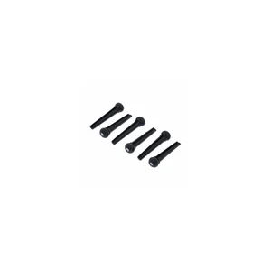 Harley Benton Bridge Pin Set Black Dot