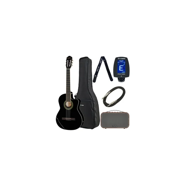Harley Benton CG200CE-BK Bundle