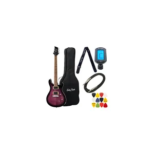 Harley Benton CST-24 Purple Burst Bundle