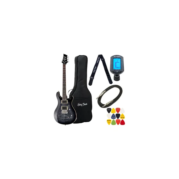 Harley Benton CST-24T Black Flame Bundle