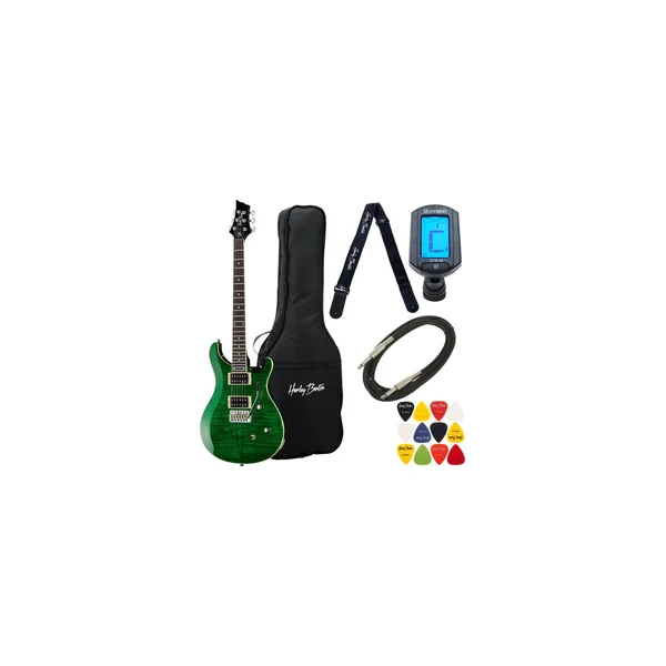 Harley Benton CST-24T Emerald Flame Bundle
