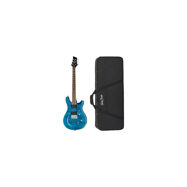 Harley Benton CST-24T P90 Ocean Flame w/Case