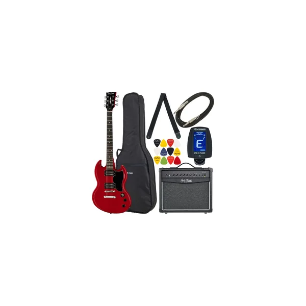 Harley Benton DC-200 CH Student Serie Bundle
