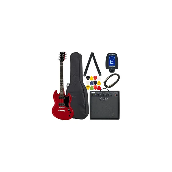 Harley Benton DC-200CH Student Series Bundle
