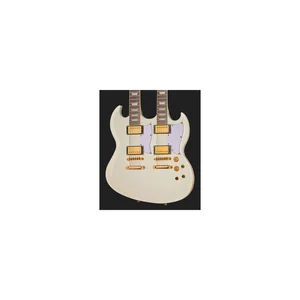 Harley Benton DC-Custom II 612 White