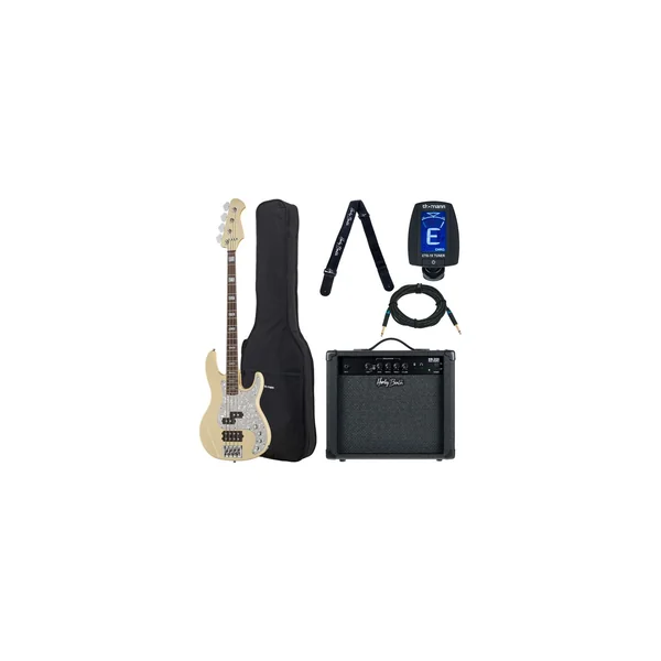 Harley Benton Enhanced MP-4EB Creme Bundle