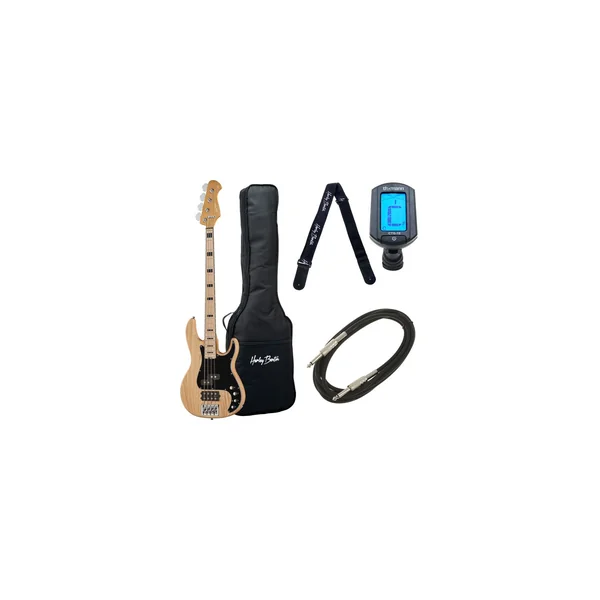 Harley Benton Enhanced MP-4MN Natural Bundle