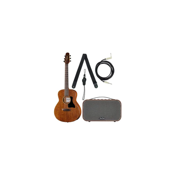Harley Benton GS-Travel-E Mahogany Bundle