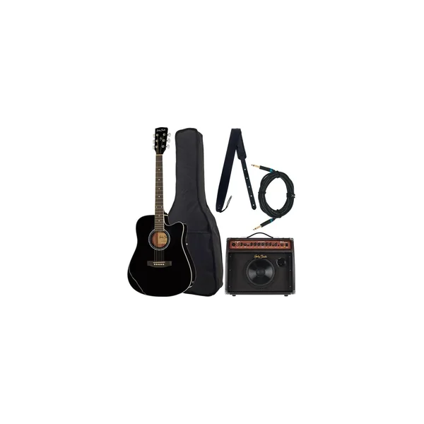 Harley Benton HBD120 CE BK Bundle