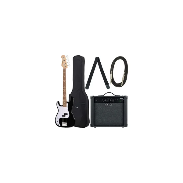 Harley Benton HBP120BK LH Bundle 1