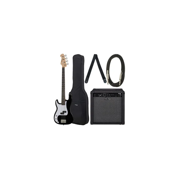 Harley Benton HBP120BK LH Bundle 2