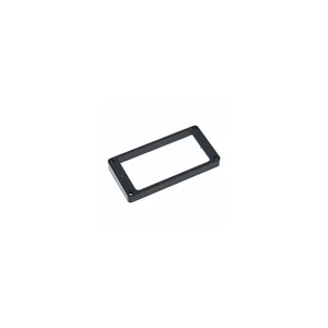 Harley Benton Hu Frame Flat Top Black Bridge