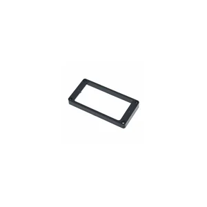 Harley Benton Hu Frame Flat Top Black Bridge