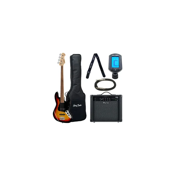 Harley Benton JB-75FL SB Vintage Seri Set