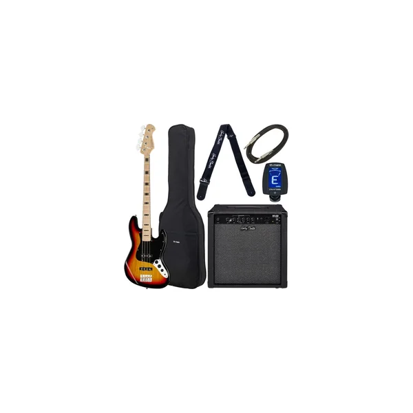 Harley Benton JB-75MN SB Vintage Seri Bundle