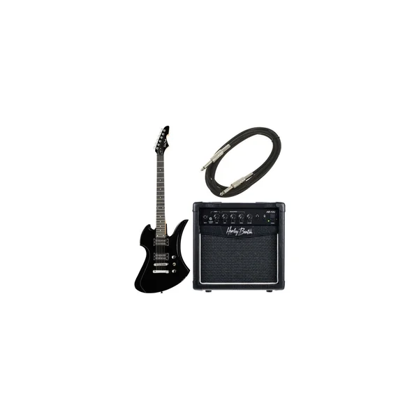 Harley Benton MB-20BK Rock Series Bundle