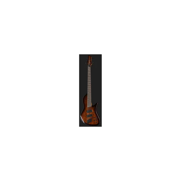 Harley Benton MSB-5 Black Flame Burl