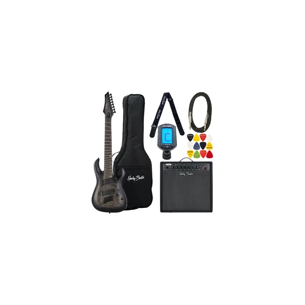 Harley Benton MultiScale-8 QBB Set