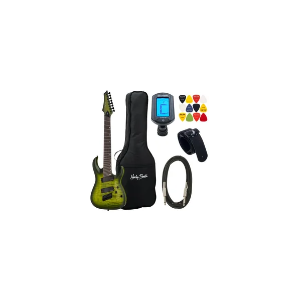 Harley Benton MultiScale-8 QEB Bundle