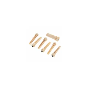 Harley Benton Parts Bridgepin Set Bone Eb E
