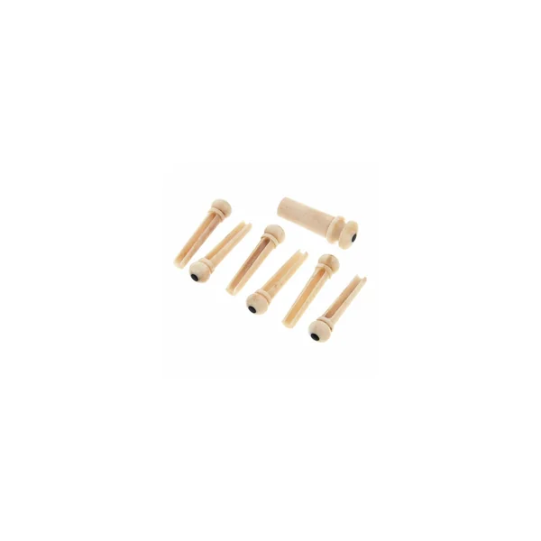 Harley Benton Parts Bridgepin Set Bone Eb E