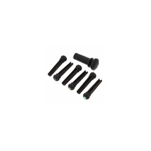 Harley Benton Parts Bridgepin Set Ebony A E
