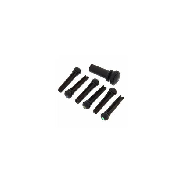 Harley Benton Parts Bridgepin Set Ebony A E