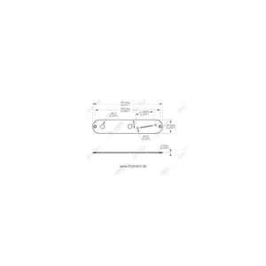Harley Benton Parts Control Plate T-Style CH
