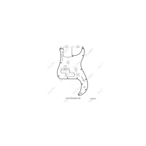 Harley Benton Parts PB BK Pickguard P-Style