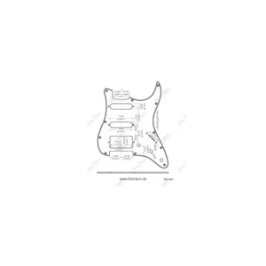 Harley Benton Parts Pickguard HSS WP