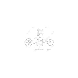 Harley Benton Parts Strap Button Chrom