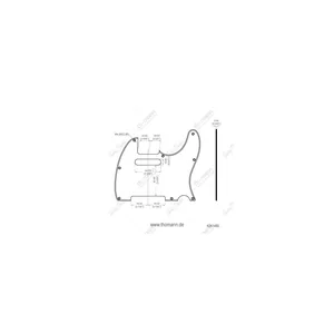 Harley Benton Parts TE-Style Pickguard BK