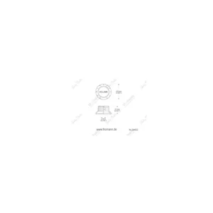Harley Benton Parts Volume Poti Knob White