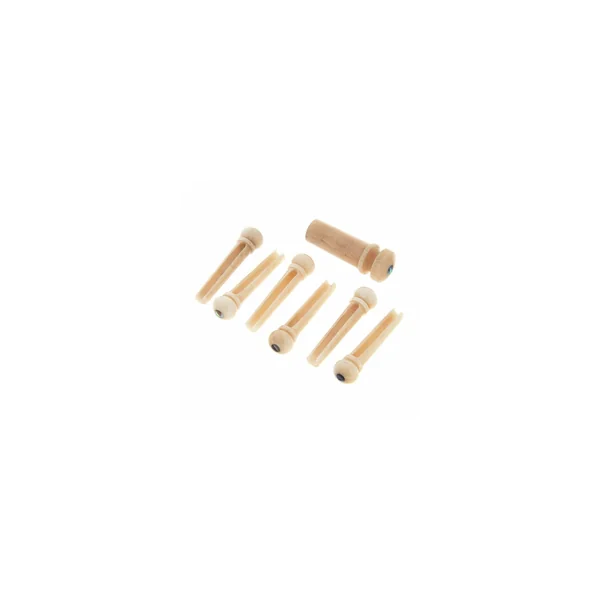 Harley Benton PartsBridgepin Set Bone Ab Eye
