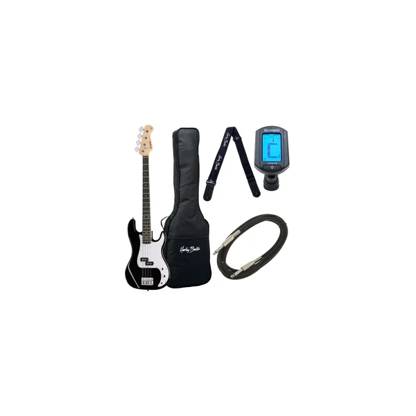 Harley Benton PB-20 BK Standard Serie Bundle