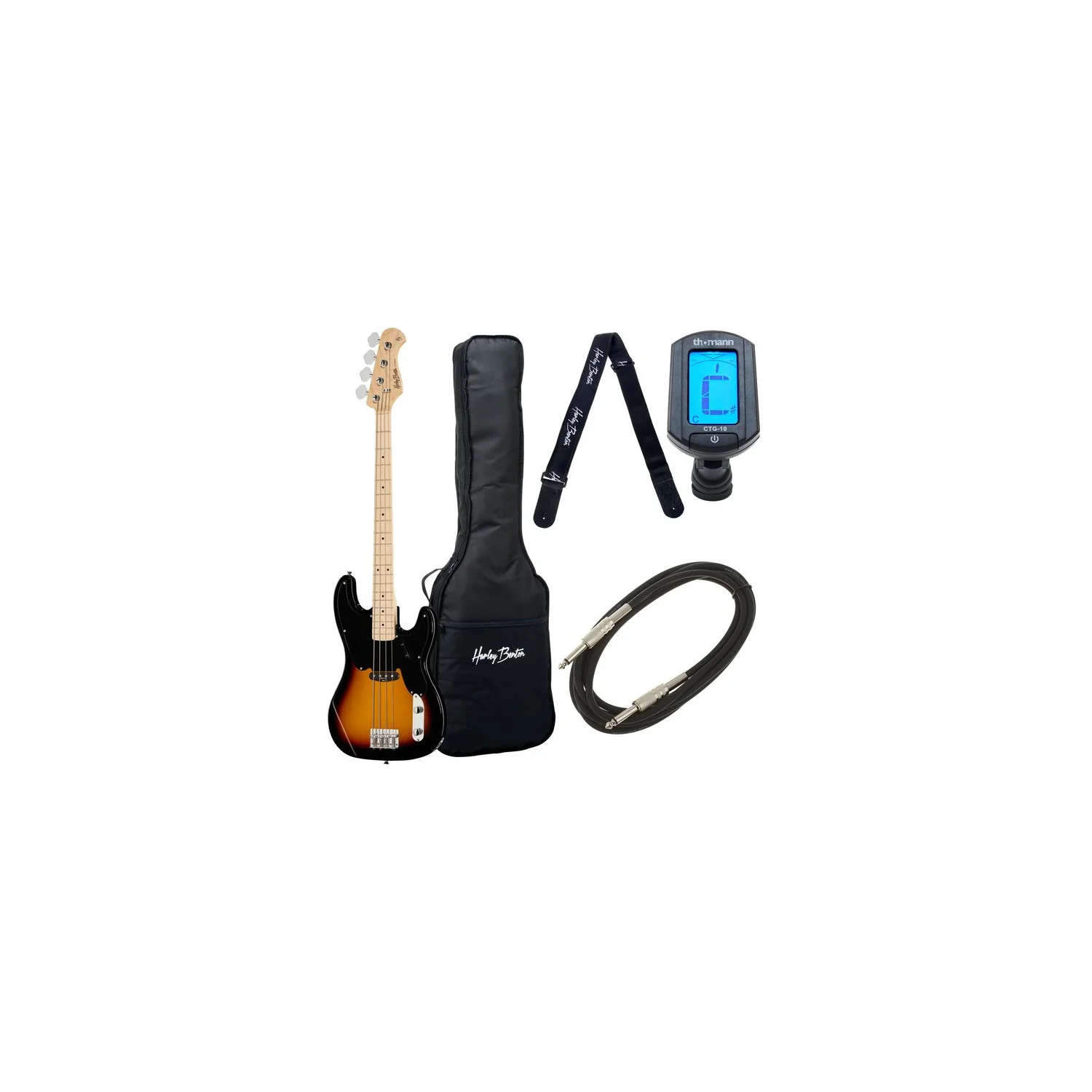 Harley Benton PB-50 SB Vintage Series Bundle