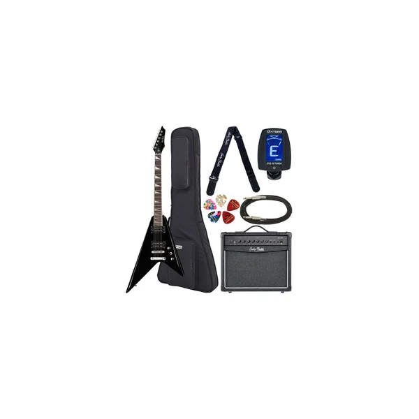 Harley Benton R-10 BK Rock Series Bundle 1