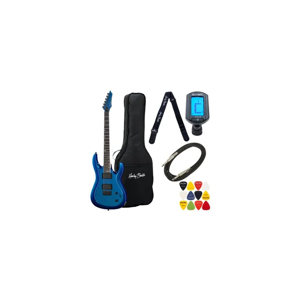 Harley Benton R-446 Blue Metallic Bundle