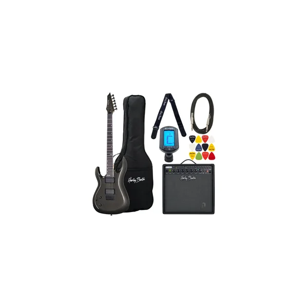 Harley Benton R-446LH Graphite Metal Set