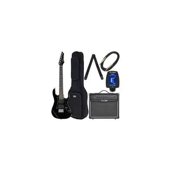 Harley Benton RG-Junior BK Bundle 1
