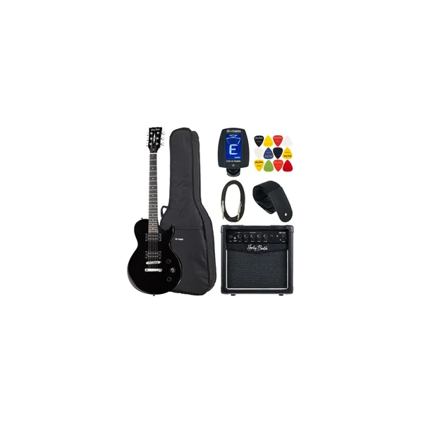 Harley Benton SC-200 BK Student Serie Bundle